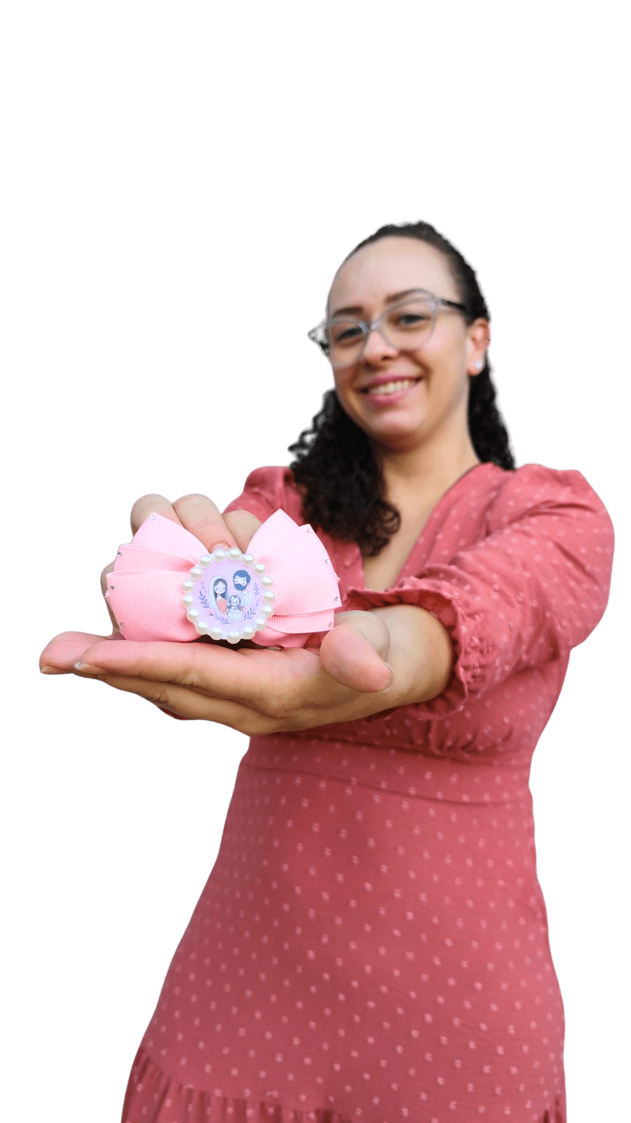 Laceira mostrando laço